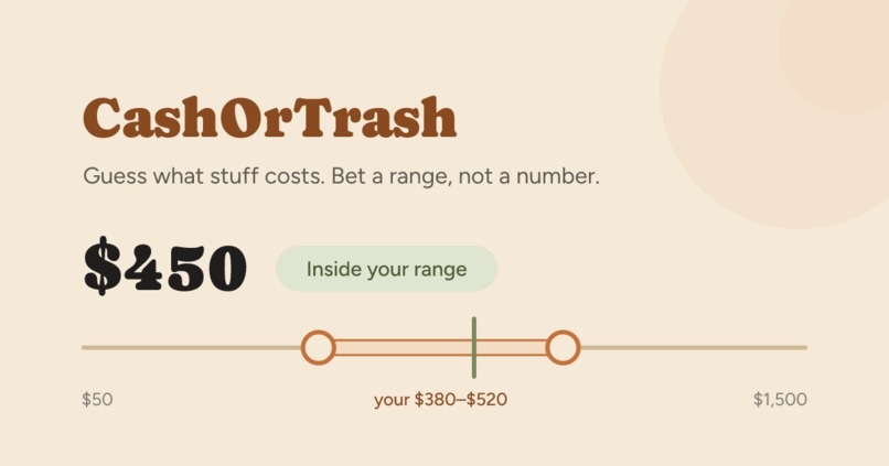 CashOrTrash – screenshot 1