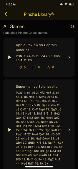 Pinche Chess® — Play. Get coached. Get published. – screenshot 5