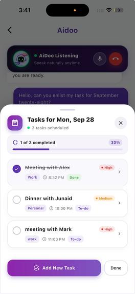 Aidoo: AI Todo & Daily Planner – screenshot 5