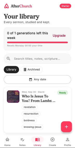 AfterChurch – screenshot 2