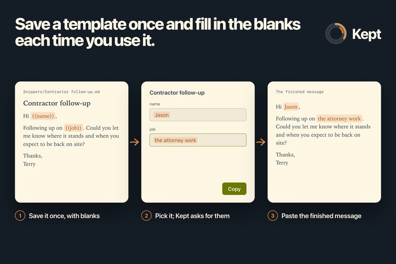 Kept – screenshot 6