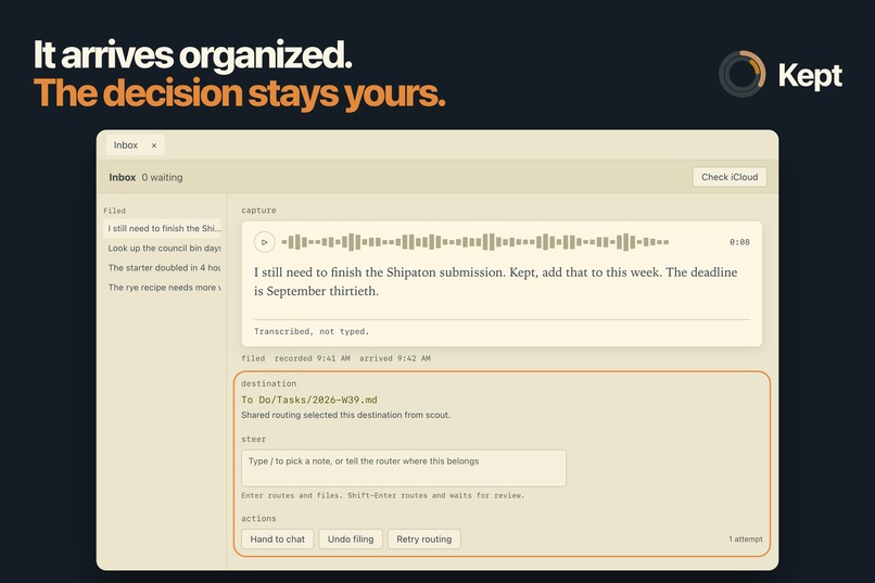 Kept – screenshot 3