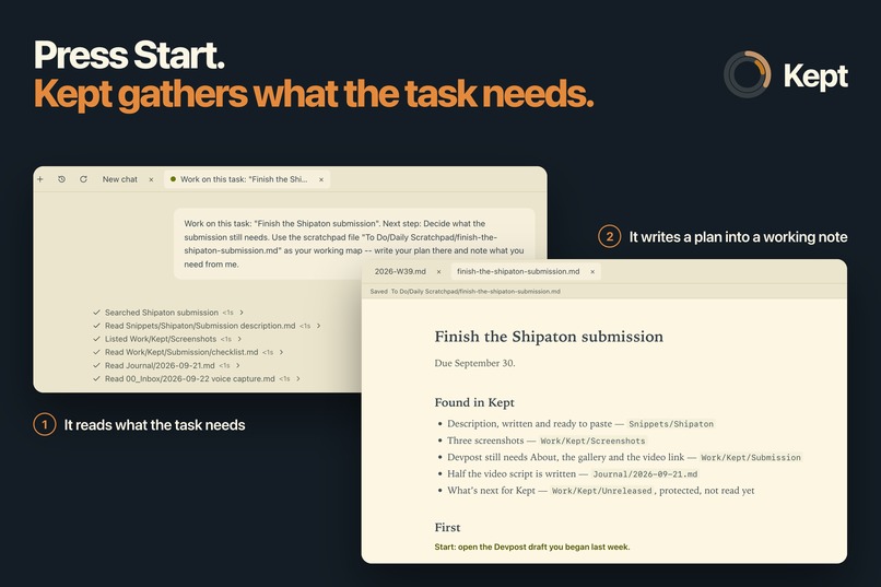 Kept – screenshot 4