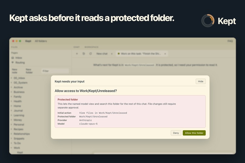 Kept – screenshot 8