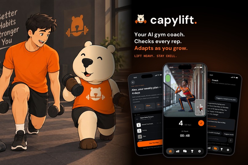 Capylift: AI Fitness Trainer – screenshot 1