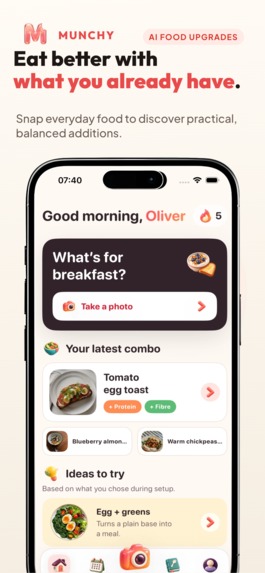 Munchy: AI Food ideas – screenshot 1
