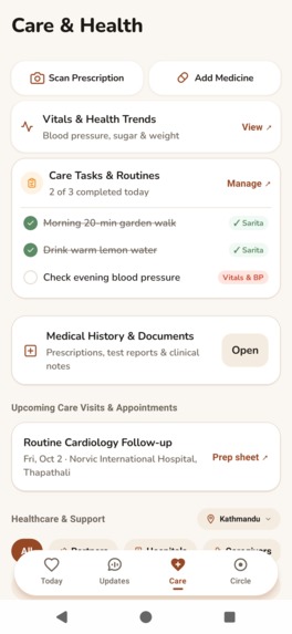 Aama - Care for Elders Far Away – screenshot 7