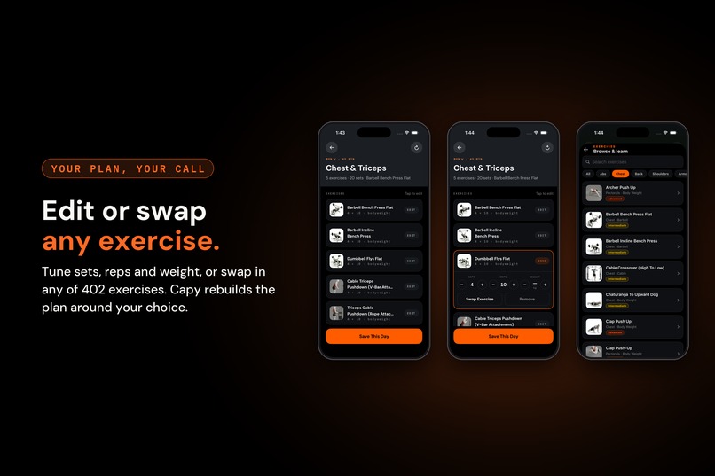 Capylift: AI Fitness Trainer – screenshot 5