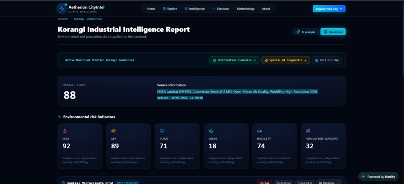 Aetherion CityIntel – screenshot 5