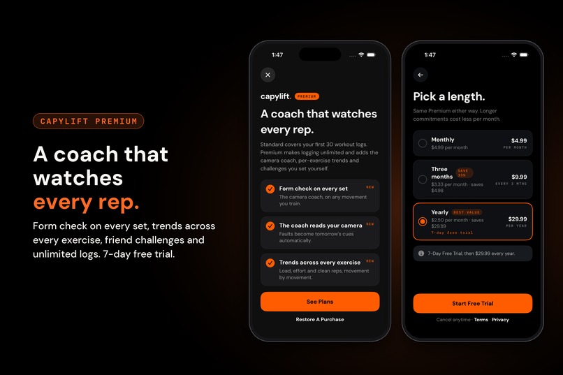 Capylift: AI Fitness Trainer – screenshot 12
