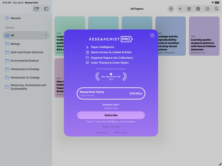 Researchist: Academic PDF Reader – screenshot 7