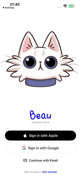 Beau Workout Journal – screenshot 2