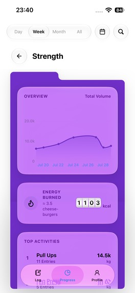 Beau Workout Journal – screenshot 10