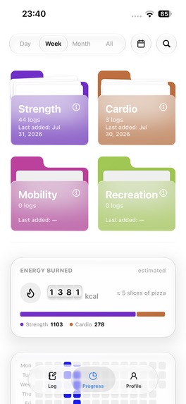 Beau Workout Journal – screenshot 8