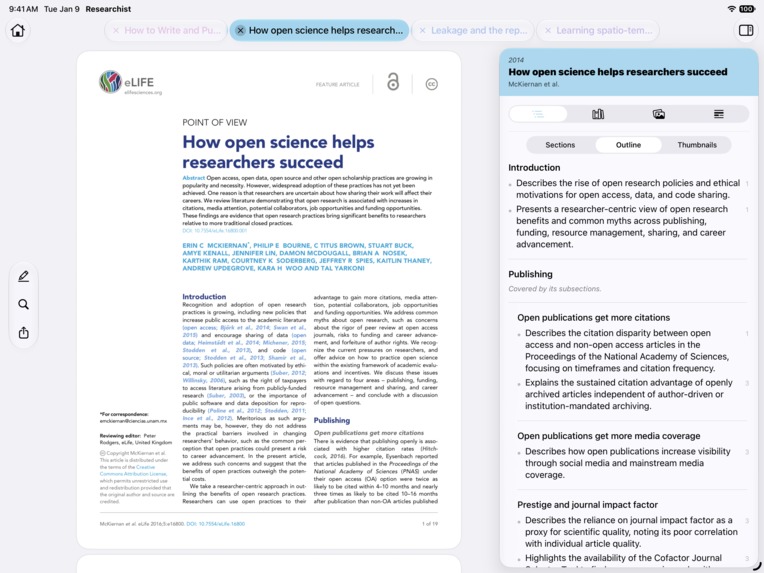 Researchist: Academic PDF Reader – screenshot 1