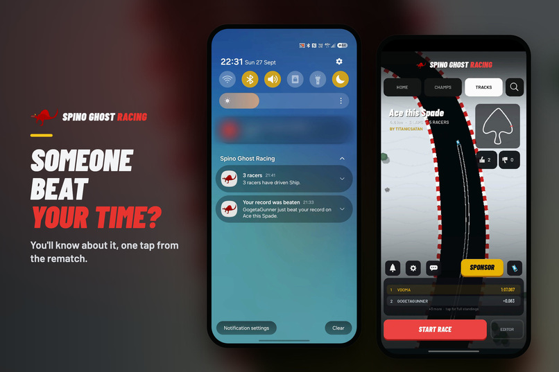 Spino Ghost Racing – screenshot 2