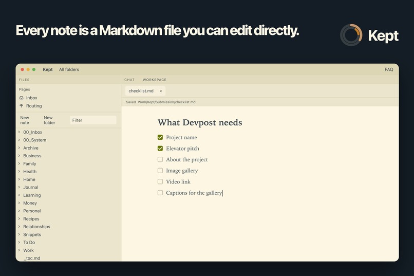 Kept – screenshot 11