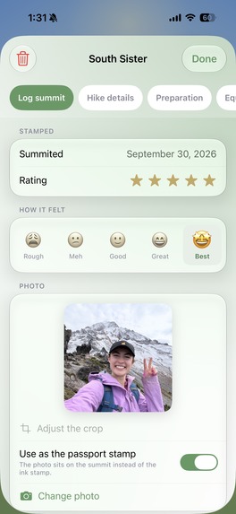 Hiking Passport – screenshot 3