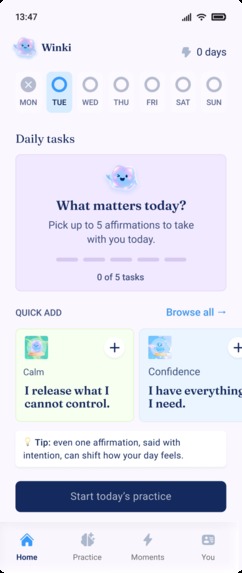 Winki: Affirmations Aloud – screenshot 12