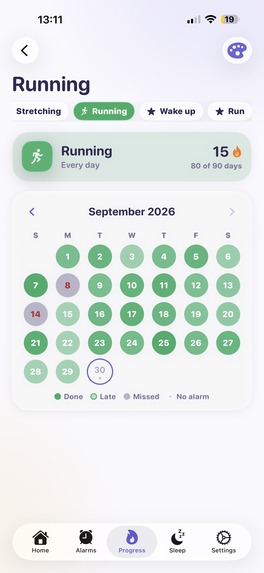 Weky - smart alarm clock for heavy sleepers – screenshot 6