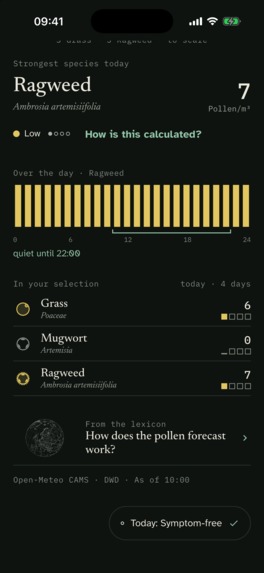 Pollenwarte – screenshot 3
