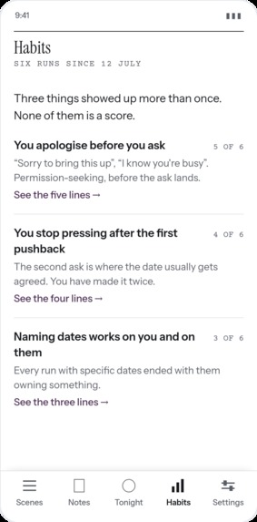 Dry run – screenshot 3