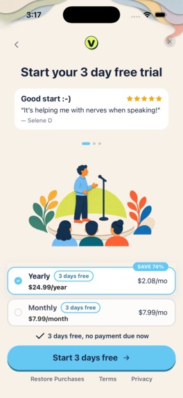 Vozie: Public Speaking Coach – screenshot 10