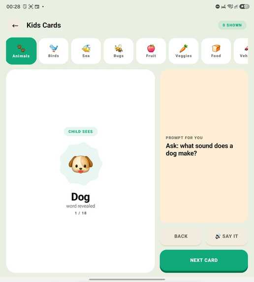 TinyWords – screenshot 2