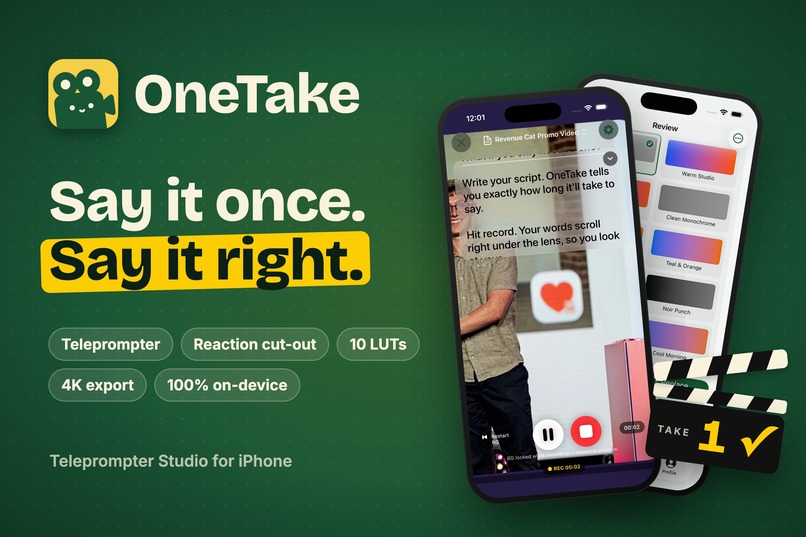 OneTake – screenshot 1