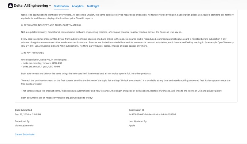 Delta: AI Engineering – screenshot 6