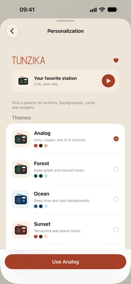 Tunzika: Live Radio & Music – screenshot 8