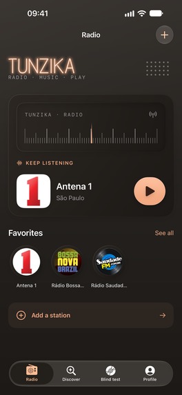 Tunzika: Live Radio & Music – screenshot 2
