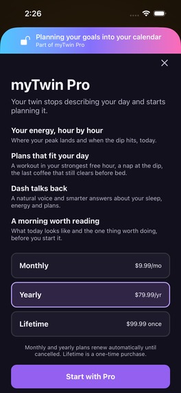 myTwin – screenshot 2