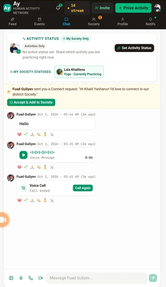 Ay - Human Activity Proof & Community Events – screenshot 3