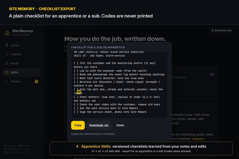 Site Memory – screenshot 6