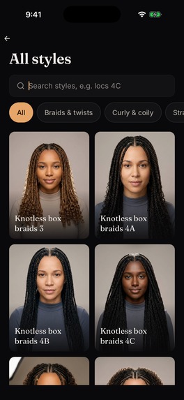 Hairstyle Try-On – screenshot 3