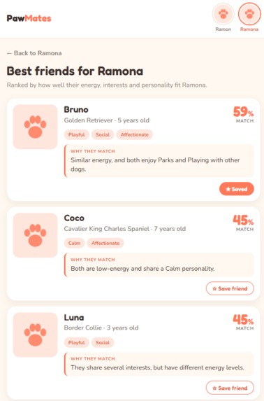 PawMates – screenshot 2