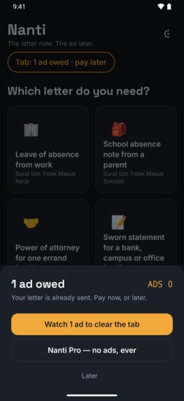 Nanti – screenshot 5