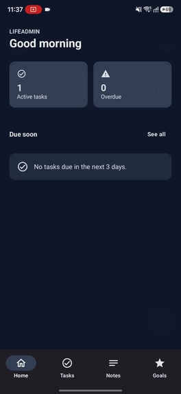 LifeAdmin AI – screenshot 3