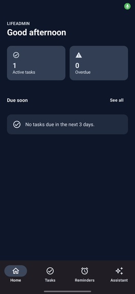LifeAdmin AI – screenshot 4