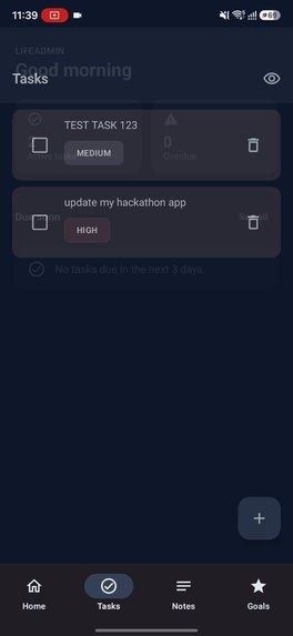 LifeAdmin AI – screenshot 8