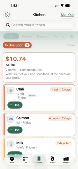 Kepta: Kitchen Inventory – screenshot 1