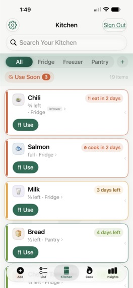 Kepta: Kitchen Inventory – screenshot 2