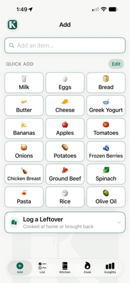 Kepta: Kitchen Inventory – screenshot 3