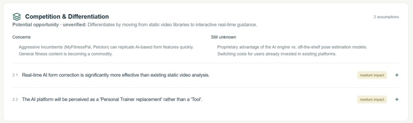 VentureStress AI  – screenshot 3