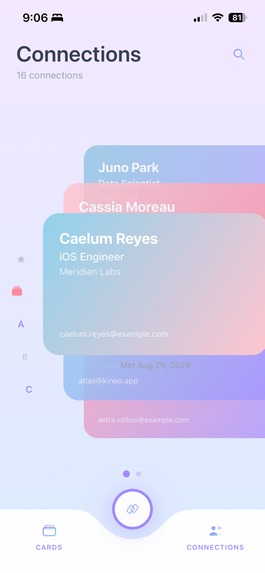 Kineo Card – screenshot 5