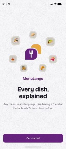 MenuLango – screenshot 1