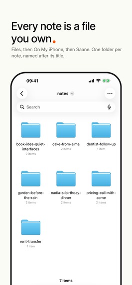 Saane Voice Notes – screenshot 3