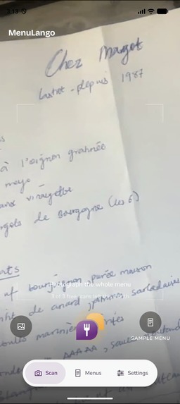 MenuLango – screenshot 2