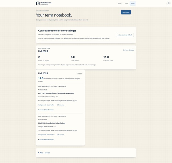 StudentSuccess – screenshot 5